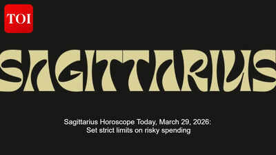 Sagittarius Horoscope Today, March 29, 2026: Set strict limits on risky spending